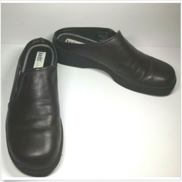 keds leather mules